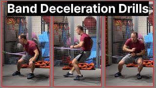 Band Deceleration Drills For Change Of Direction Performance