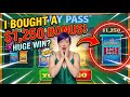  $1250 Buy a Bonus = JACKPOT! Dancing Drums Golden Drum EXPLODES! 