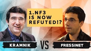 Trendy New Way to Beat 1.Nf3! | Kramnik vs Fressinet Alekhines Memorial 2013 | GM Moulthun Ly