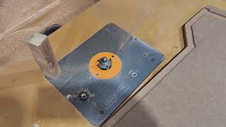 Lesson #1 - (STEP #5-2) - Cutting The T Mold Slot : MDF