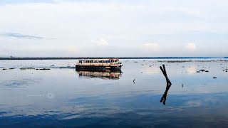 #travelife Vaikom lake beach  and  Boat Jetty areal view from DJI Mavic Air