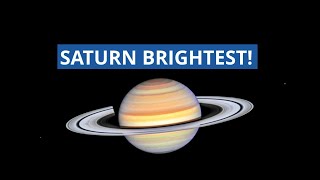 Saturn Brightest Around September 8, 2024