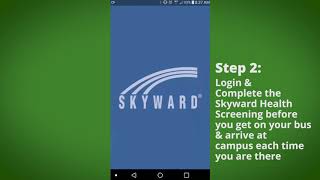 Skyward App Instructions