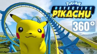 Pokémon 360 video VR Detective Pikachu Movie Roller Coaster POV PSVR Virtual Reality