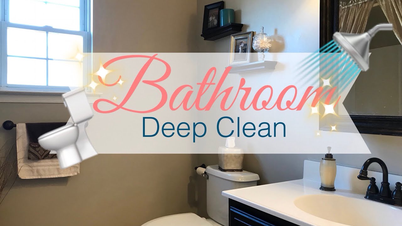 Clean With Me Bathroom Edition Youtube