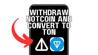 WITHDRAW NOTCOIN AND CONVERT TO TON 2025! (FULL GUIDE)