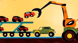 Мультики про машинки - мультфильм, как Машинка Редди спасает машинки - Погоня.