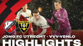 NIEUW RECORD voor Jong FC Utrecht in de sneeuw ❄️ | HIGHLIGHTS