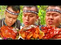 【ASMR MUKBANG】The most suitable food for summer: beggar's chicken, plantain jelly, beef hot pot