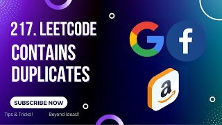 Contains Duplicates - Hashmap - Leetcode 217 (Python)