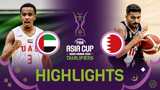 Dickerson triple-double paces UAE offense vs. Bahrain for win no. 1 | FIBA Asia Cup 2025 Qualifiers