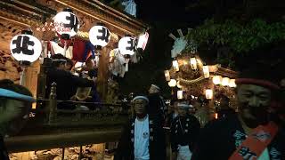 令和4年10月22日　　皇大神宮秋祭り地車曳行　今福西之町・今福北之町