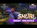 MARVEL Future Fight: Shuri Agent Archives