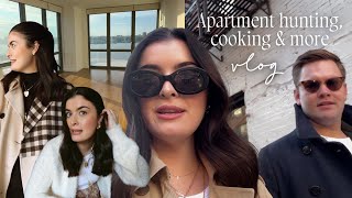 VLOG: apartment hunting begins, cooking, date night + more