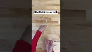 How to make a gorgeous #diy #Christmas #wreath using a wire hanger and a bin of ornaments ❤️