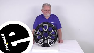 etrailer | Aluminum AM03 Series Black Machined Trailer Wheel Review