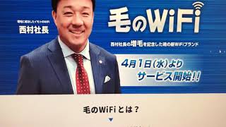 毛のWi-Fi （笑）