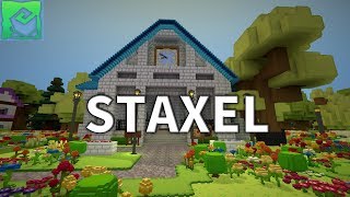 「臥嗚嗚嗚斧」Staxel 多人版麥塊+牧場物語 喝壞掉飲料！？#1