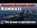 How to Play Japanese Destroyers Kamikaze World of Warships Wows Guide