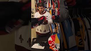 Phil unboxing a Reverse Retro 1 #hockeyjersey #jerseycollection #jerseycollector #chicagoblackhawks