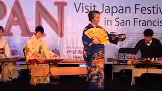 さくら visit Japan in SF 日景惠永さくら日舞