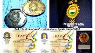 Mouma Das 1st International Gold Medal in 2nd Children of Asia'2000