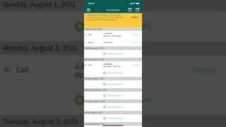 Self Scheduling in the EZCall Mobile Application
