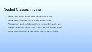 Medium Summary | Lecture 11:Java Static Scope Rule