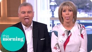 Eamonn and Ruth Sing the National Anthem With Their Tongues Out | This Morning