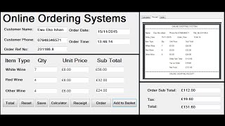 How to Create Ordering Systems with Database in Visual Basic.Net -Tutorial 2
