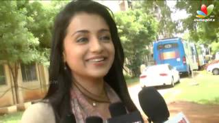 Trisha: I'm like vinnaithandi varuvaya jessie in real life | Boologam Movie Shooting Spot