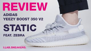 [REVIEW]  350 지브라 구입전 비교대상 1순위! 이지 부스트 350 V2 스태틱 리뷰 ADIDAS YEEZY BOOST 350 V2 STATIC  EF2905 REVIEW