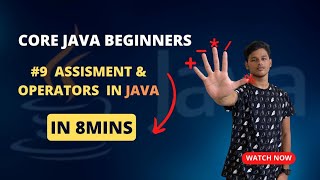 #9 Assignment Operators in Java | Java Tutorials for Beginners | Core Java Tutorial Tamil |
