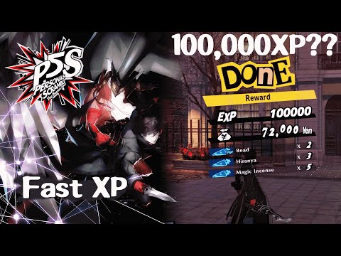 [Fast Exp/BOND XP] 100K Xp in 5 mins?? – Persona 5 Strikers Easy level up (Past August 28th)