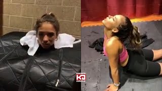 Valerie Loureda Cutting Weight In Personal Sauna Then Takes Sweats Off After Session