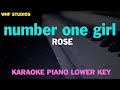 ROSÉ - number one girl (Karaoke Piano, Lower Key)