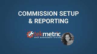 Commission Setup & Tracking