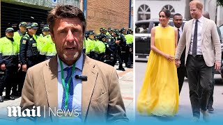 Nick Pisa updates on day one of Prince Harry and Meghan Markle's Colombia tour