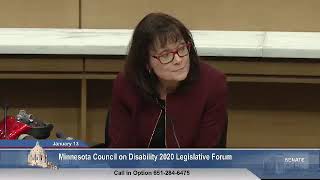 2020 Legislative Forum on Disability (Open Captioned)