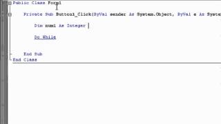 VB NET Tutorial 16 Do While Visual Basic 2008 2010