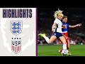 Lionesses Face Olympic Champions | England v United States | Highlights