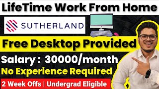 Sutherland Permanent Work From home jobs 2022 | Chat/Voice Support jobs | Undergraduate eligible