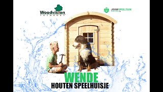 Houten speelhuisje | WoodVision - Kinderspeelhuisje Wende