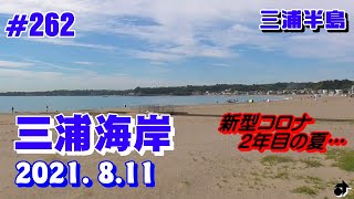 【 三浦半島 】新型コロナ２年目の夏 　三浦海岸の様子　 ―動画262