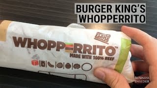 We tried the Whopperrito — Burger King’s Whopper now in burrito form