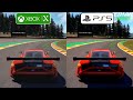 assetto corsa evo ps5 vs xbox series x graphics comparison