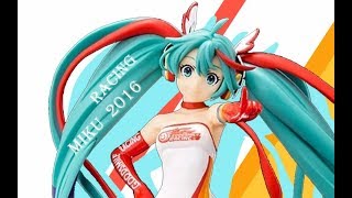 【法爷模玩】眼镜厂2016赛车初音景品手办开盒