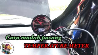 Cara mudah pasang temperature meter greedy (perodua alza)