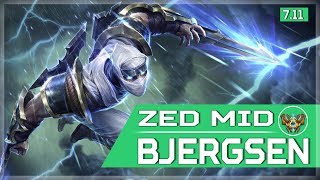 490. Bjergsen - Zed vs Heimerdinger - Mid - June 12th, 2017 - Patch 7.11 Season 7