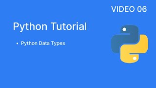 #6 Python Data Types | String | Integer | List | Tuple | Dict | Python Tutorial | @CodeStudyPassion